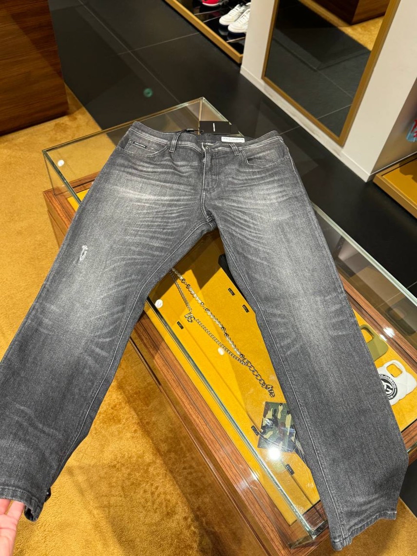 DOLCE & GABBANA Denim front view - Men's luxury Clothes