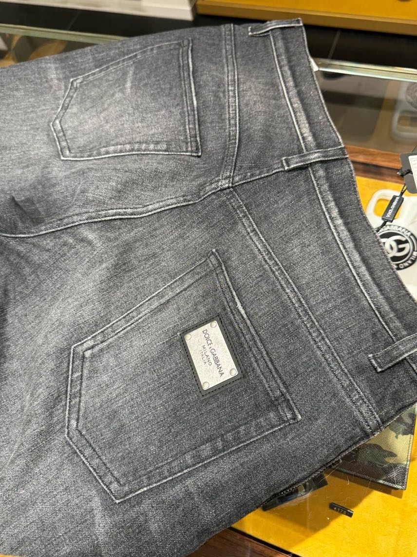 DOLCE & GABBANA Denim side view - Men's luxury Clothes