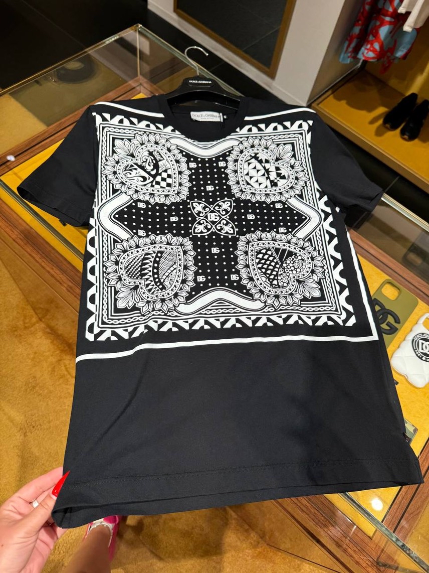DOLCE & GABBANA T-shirt and Polo front view - Men's luxury Clothes