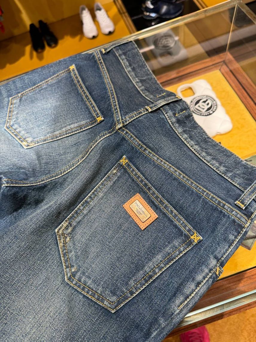 DOLCE & GABBANA Denim side view - Men's luxury Clothes