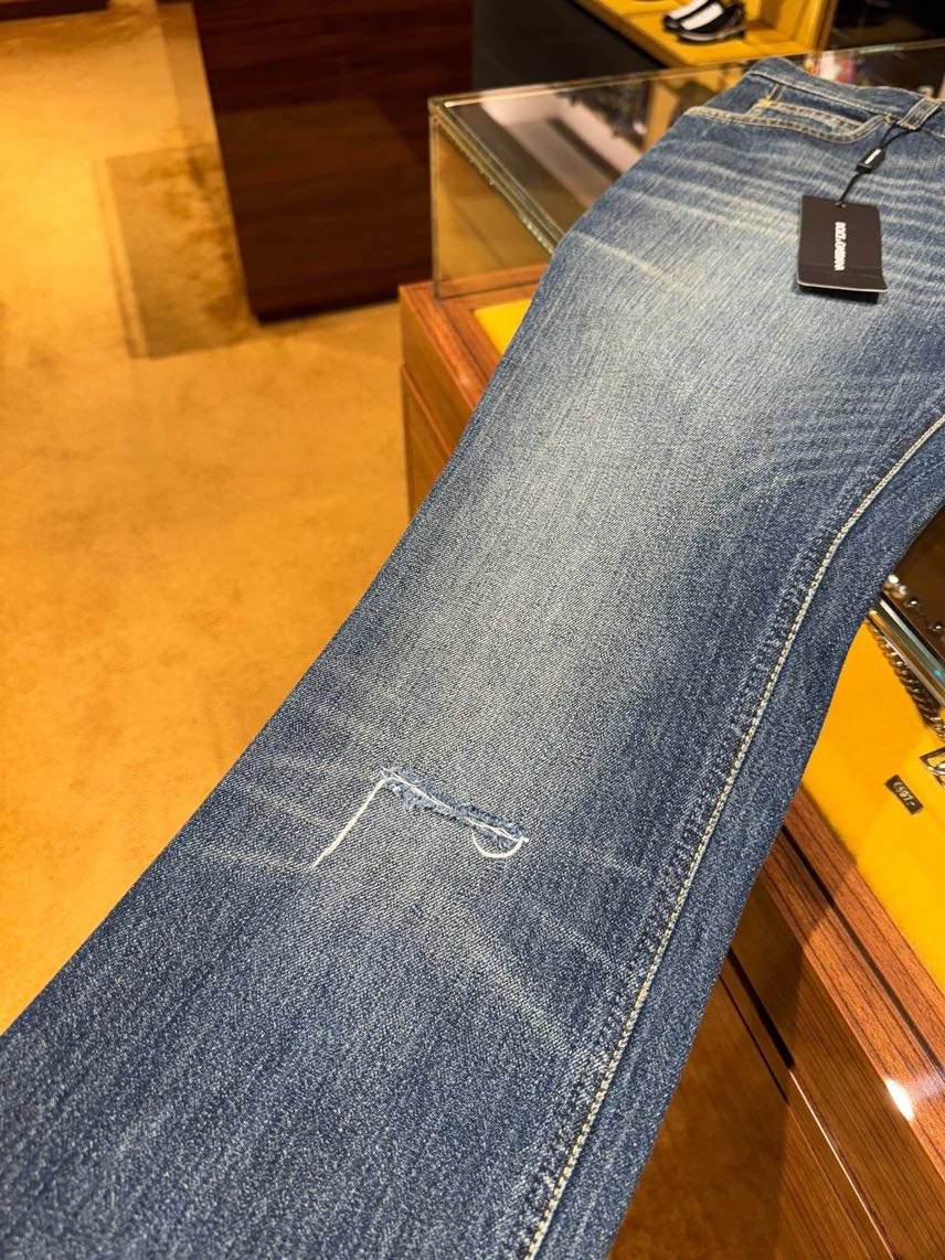 DOLCE & GABBANA Denim side view - Men's luxury Clothes