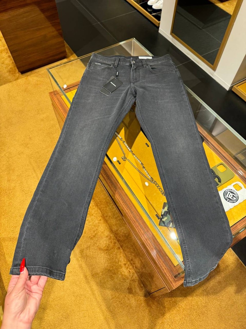 DOLCE & GABBANA Denim front view - Men's luxury Clothes