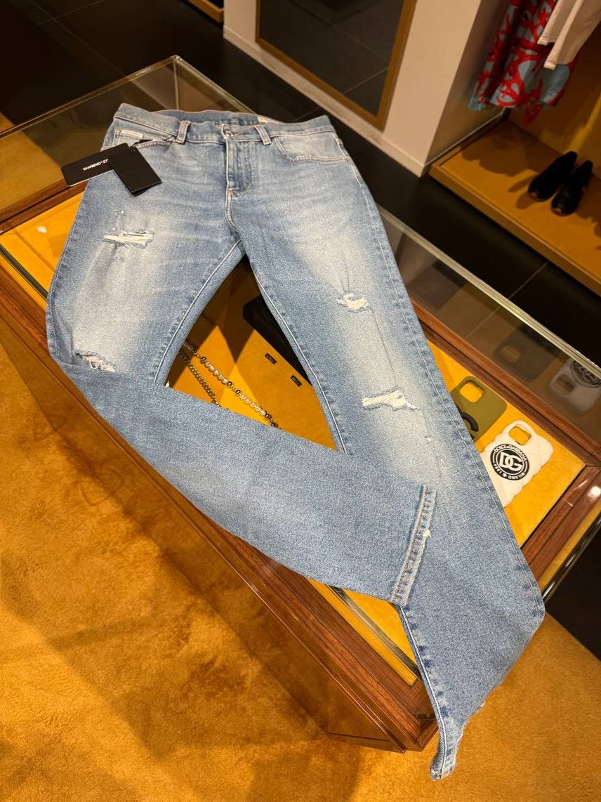 DOLCE & GABBANA Denim front view - Men's luxury Clothes