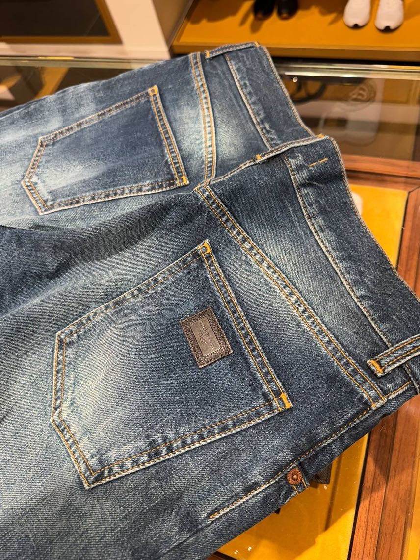 DOLCE & GABBANA Denim side view - Men's luxury Clothes