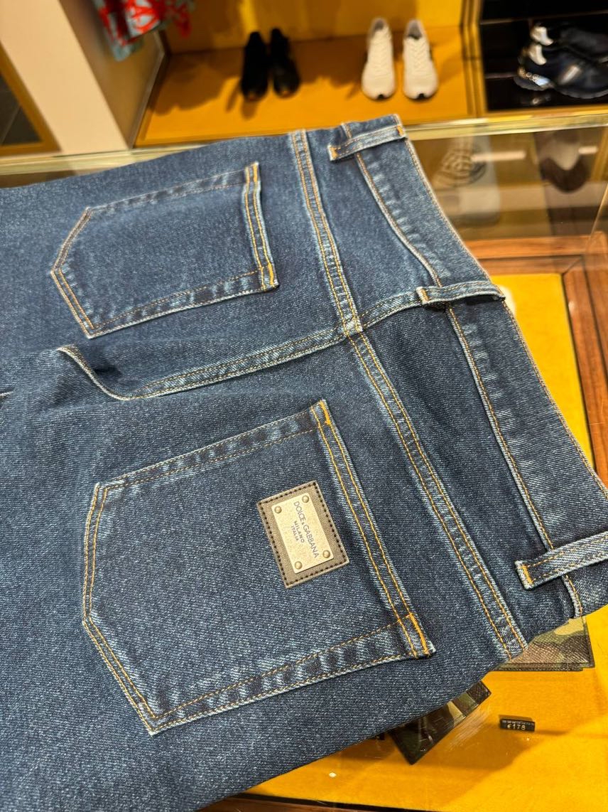 DOLCE & GABBANA Denim side view - Men's luxury Clothes