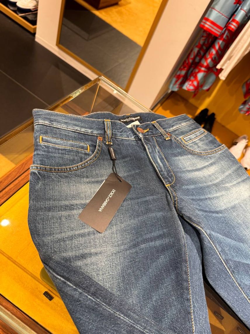 DOLCE & GABBANA Denim side view - Men's luxury Clothes