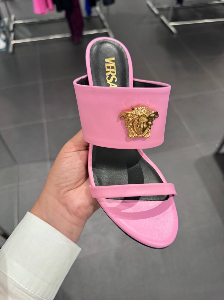 VERSACE Sandals side view - Women's luxury Shoes