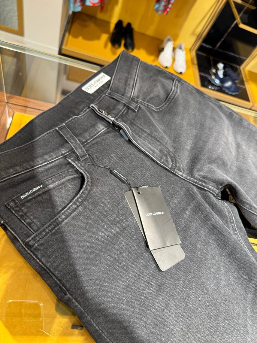 DOLCE & GABBANA Denim side view - Men's luxury Clothes