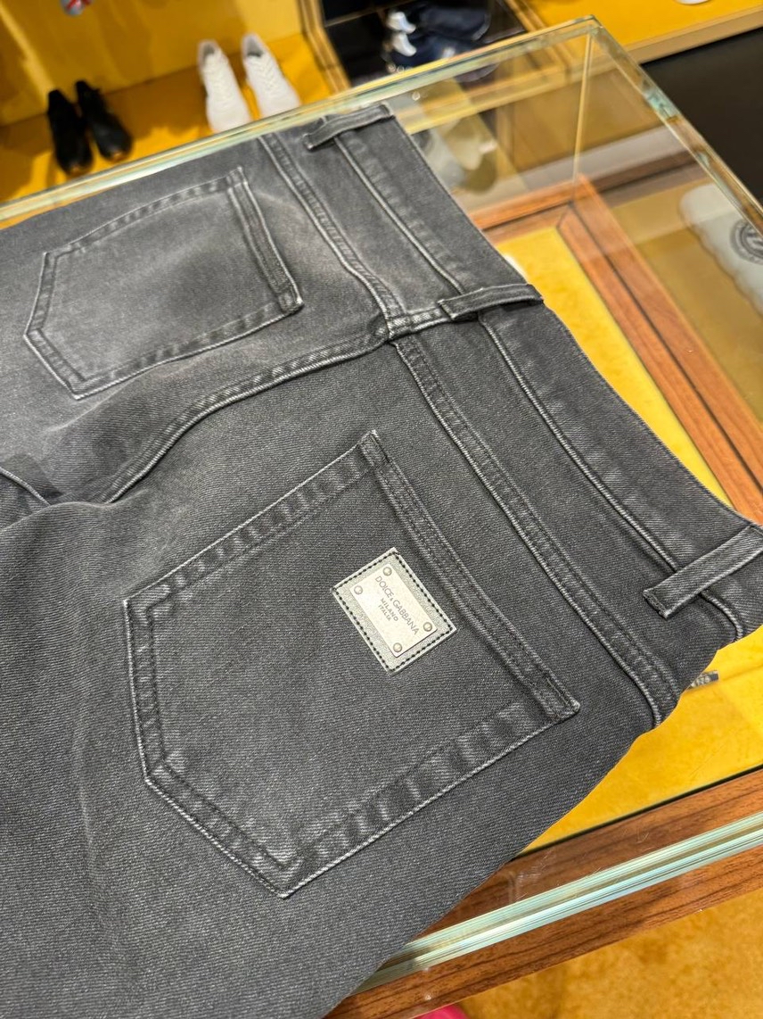 DOLCE & GABBANA Denim side view - Men's luxury Clothes