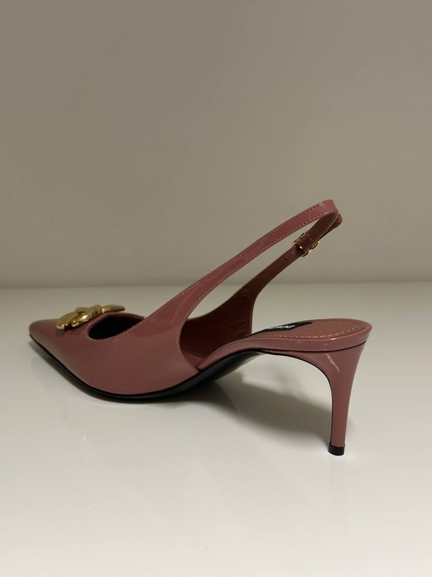 DOLCE & GABBANA Sandals side view - Women's luxury Shoes