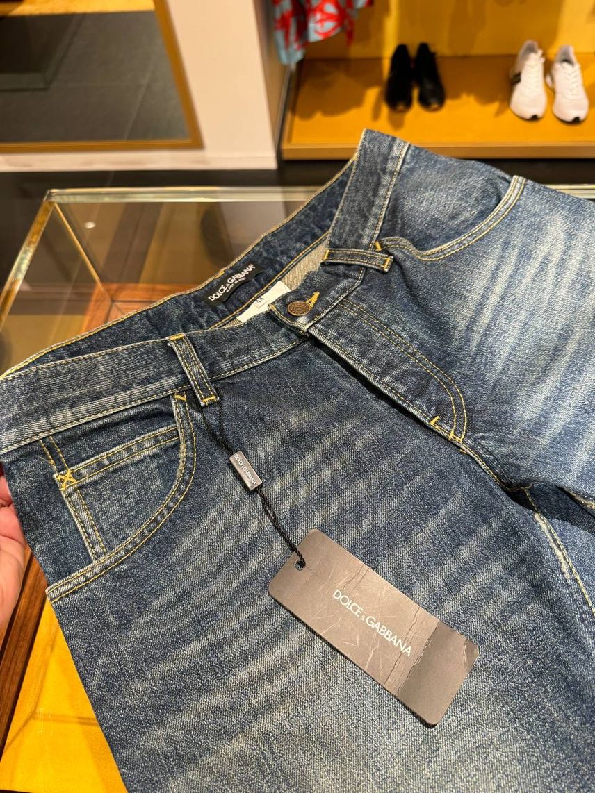 DOLCE & GABBANA Denim side view - Men's luxury Clothes