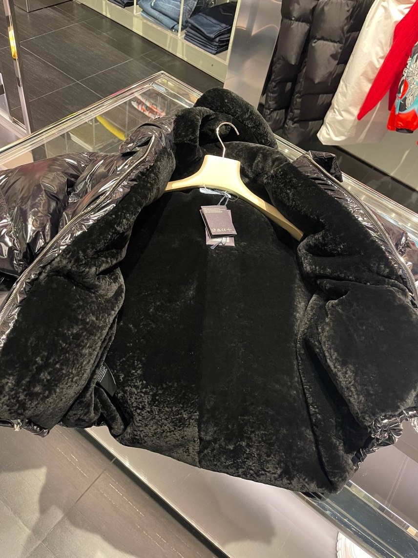 PRADA Down jacket side view - Women's luxury Clothes