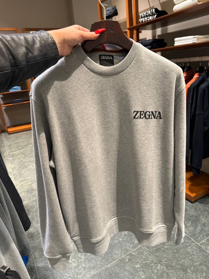 ZEGNA Hoodies front view - Men's luxury Clothes