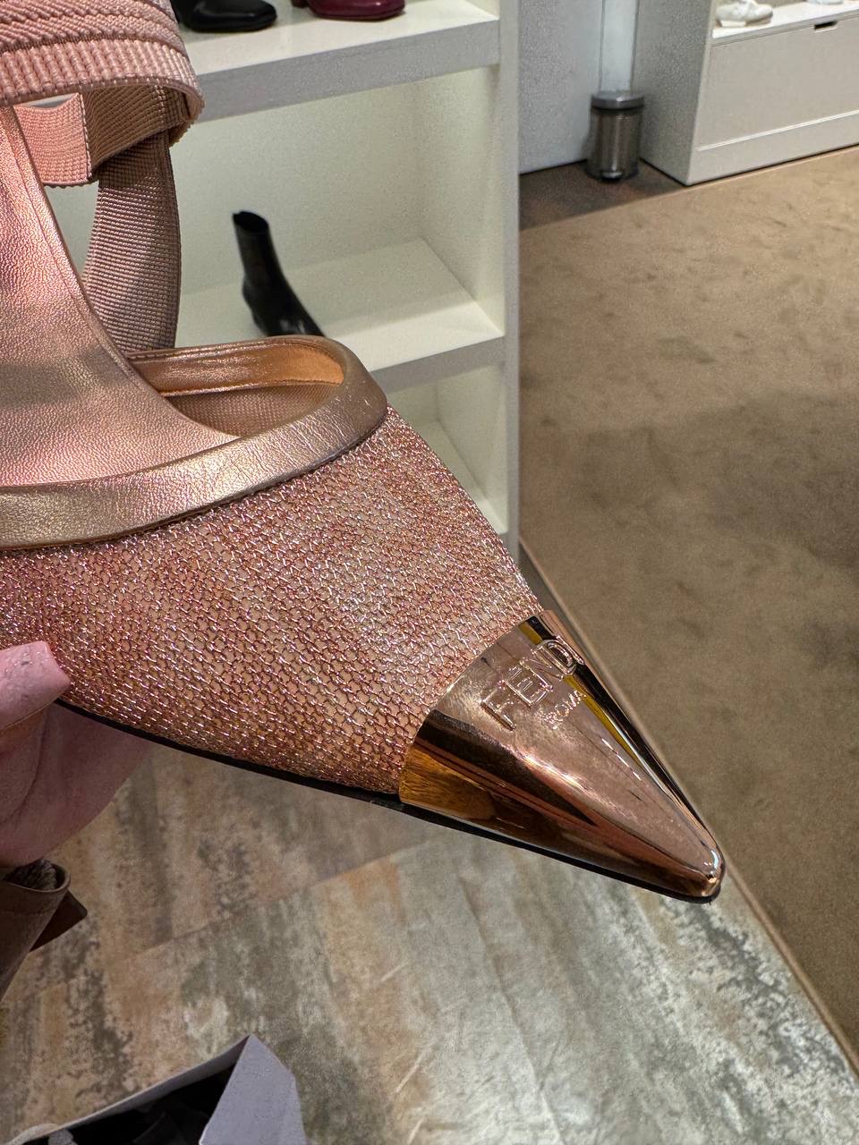 FENDI Sandals side view - Women's luxury Shoes