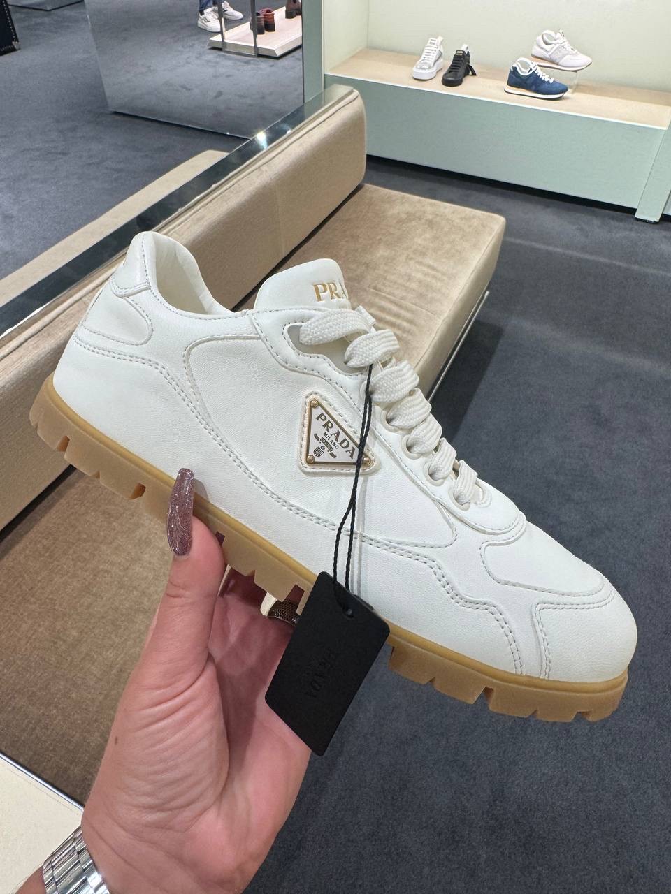 PRADA Sneakers front view - Women luxury Shoes