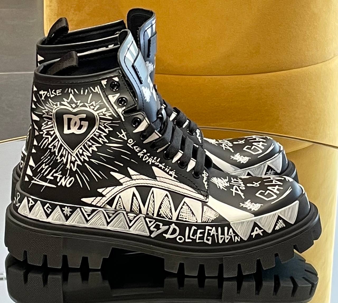 DOLCE & GABBANA Boots side view - Men luxury Shoes