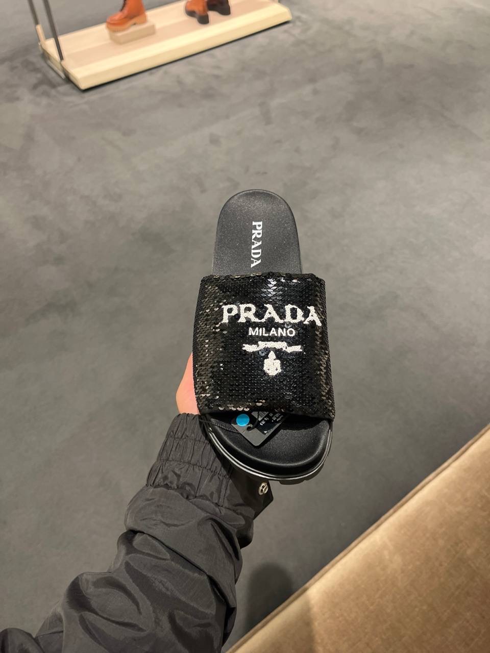PRADA Slides side view - Women luxury Shoes