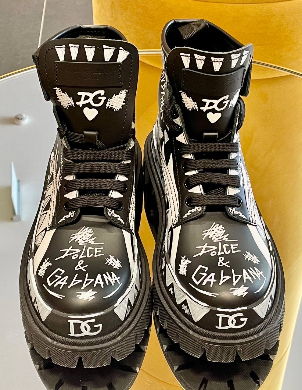 DOLCE & GABBANA Boots side view - Men luxury Shoes