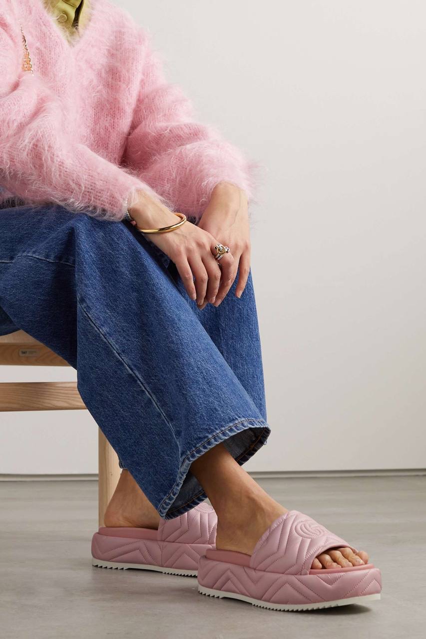 GUCCI Slides side view - Women's luxury Shoes