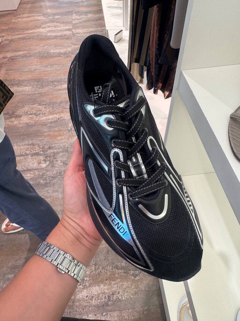 FENDI Sneakers side view - Women's luxury Shoes