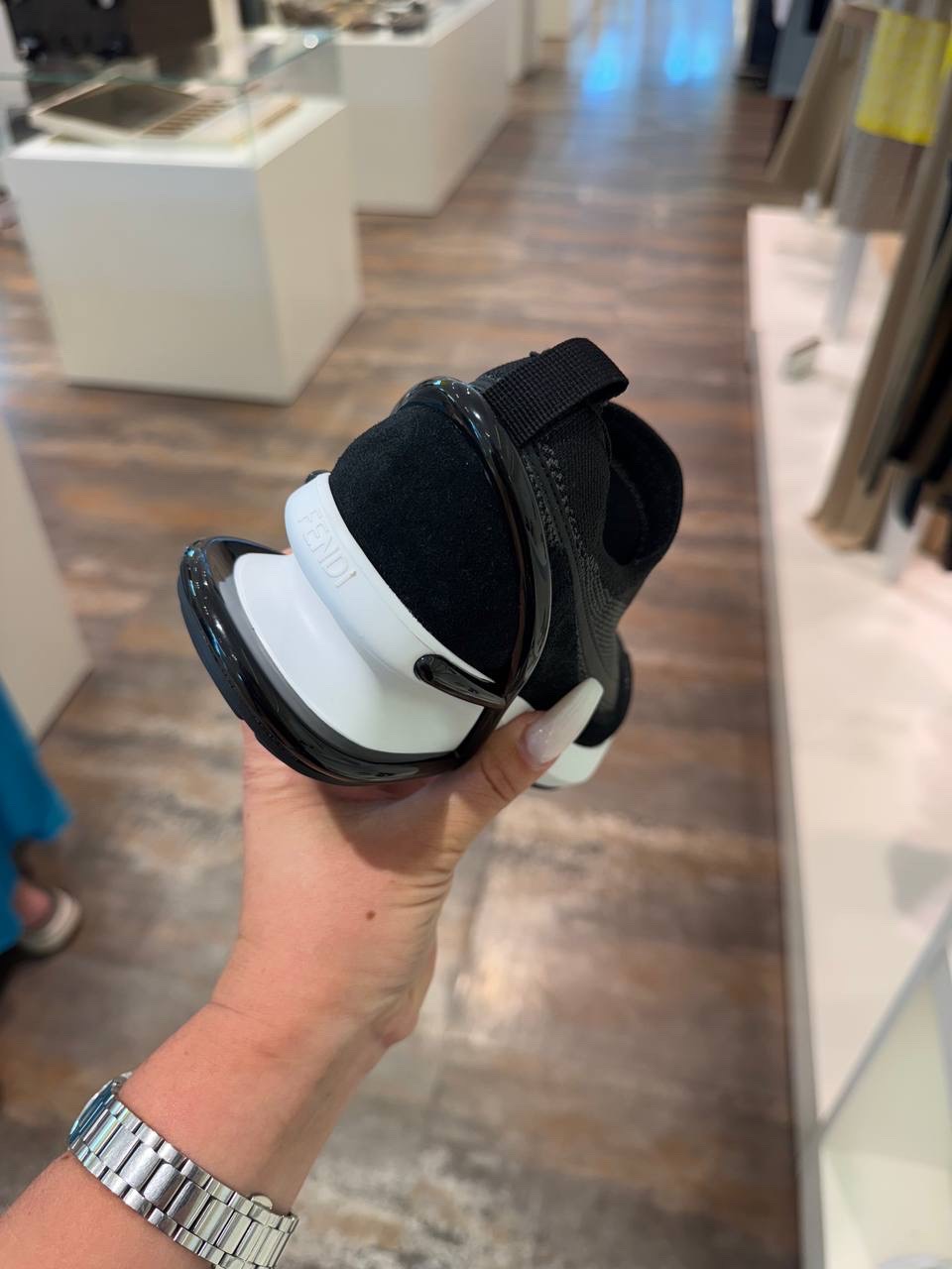 FENDI Sneakers side view - Women's luxury Shoes