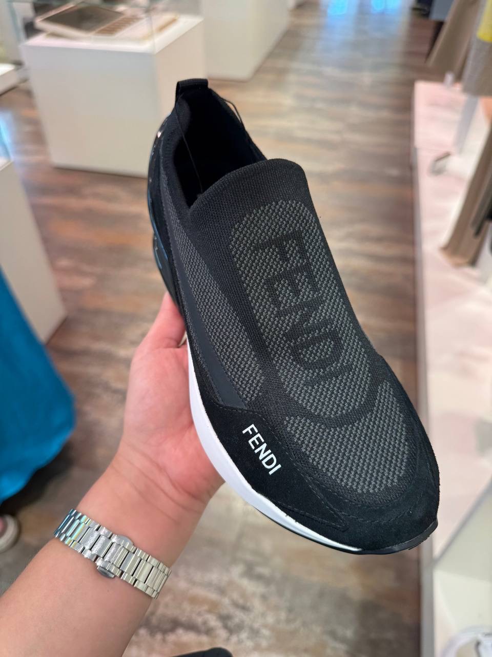 FENDI Sneakers side view - Women's luxury Shoes