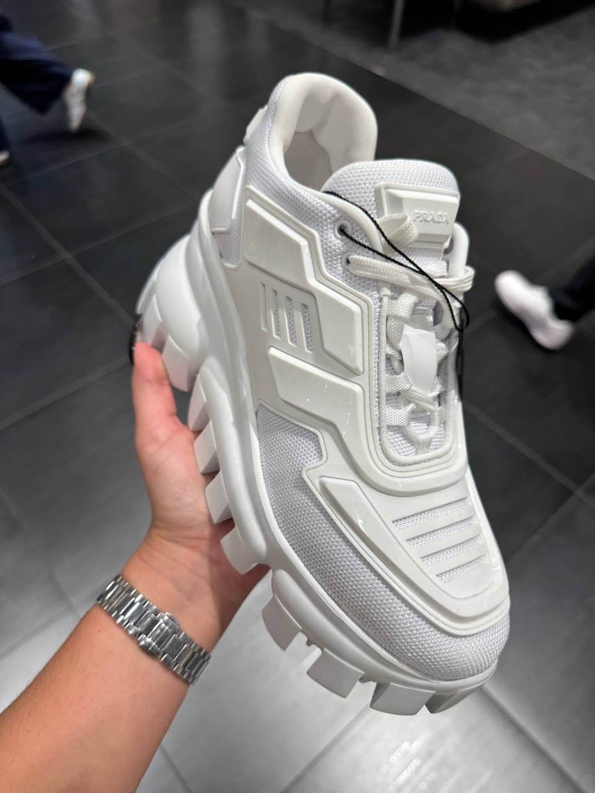 PRADA Sneakers side view - Women's luxury Shoes
