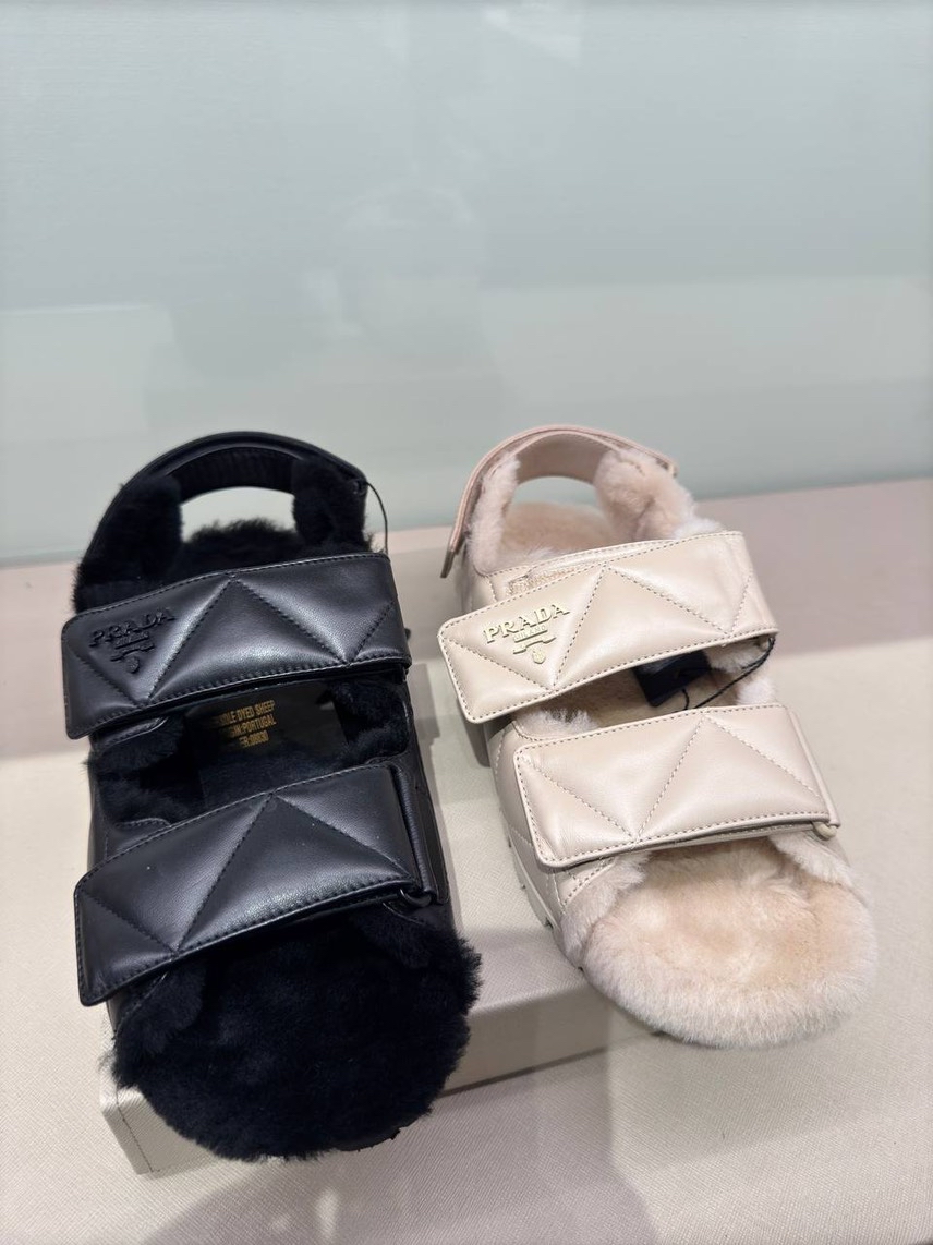 PRADA Sandals side view - Women's luxury Shoes