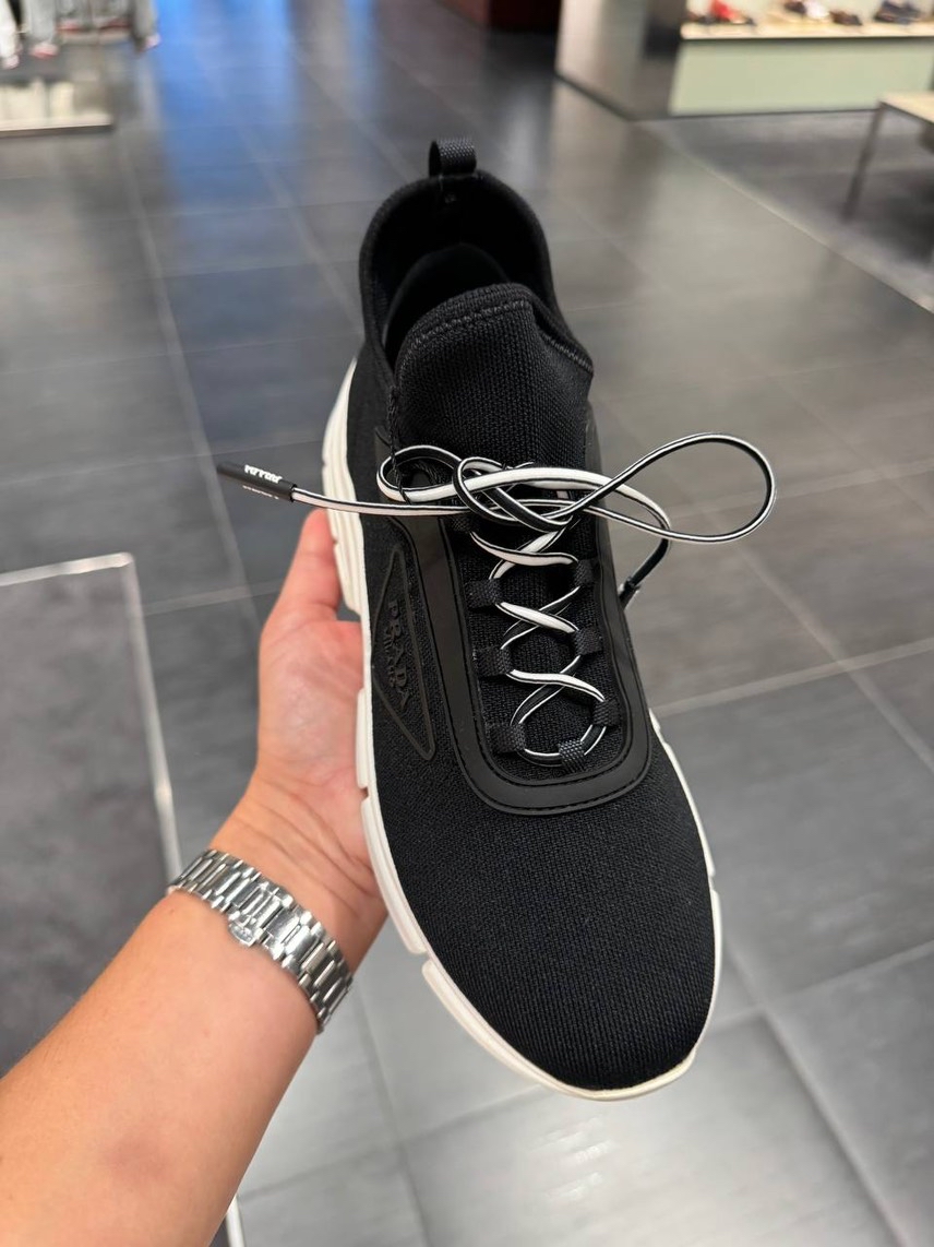 PRADA Sneakers side view - Women's luxury Shoes
