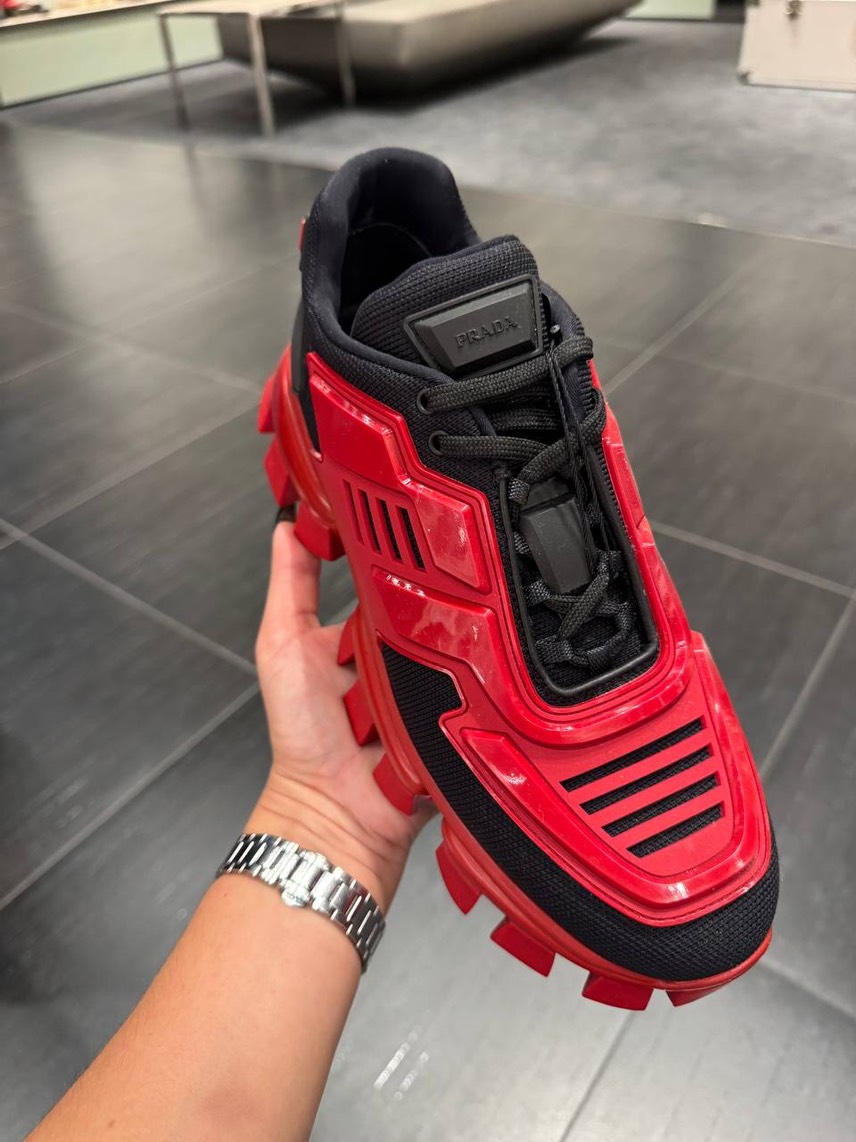 PRADA Sneakers side view - Women's luxury Shoes