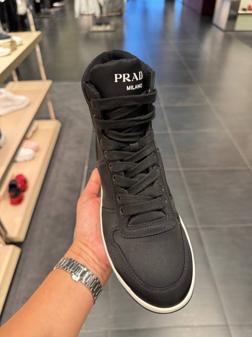 PRADA Sneakers side view - Women's luxury Shoes