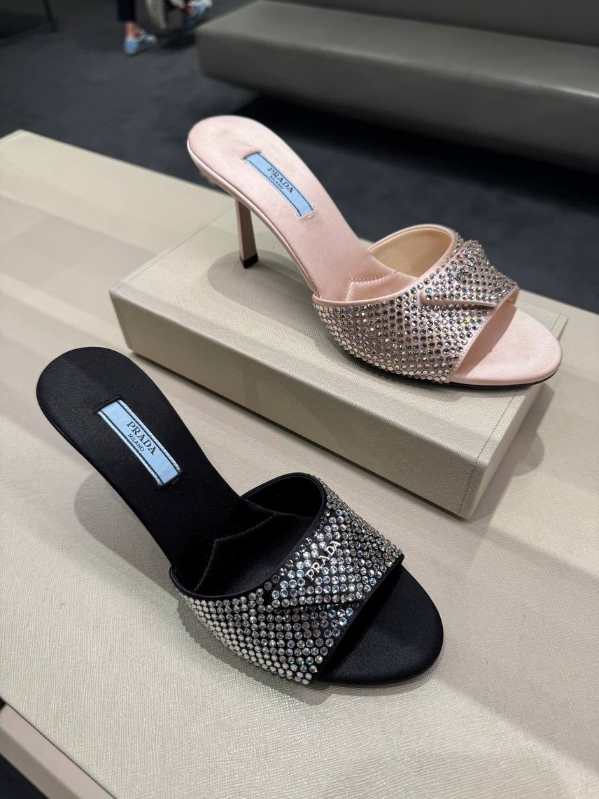 PRADA Sandals side view - Women's luxury Shoes