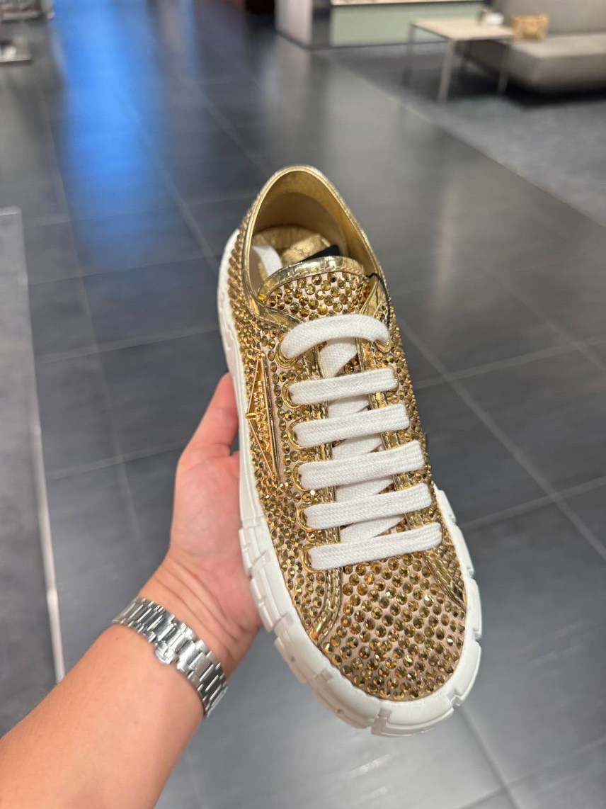 PRADA Sneakers side view - Women's luxury Shoes