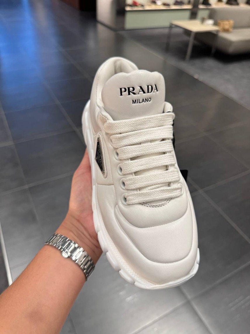 PRADA Sneakers side view - Women's luxury Shoes