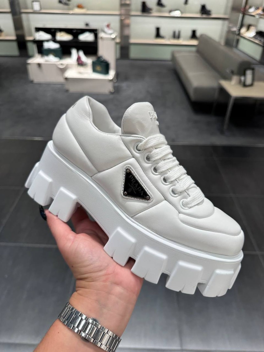 PRADA Boots front view - Women's luxury Shoes