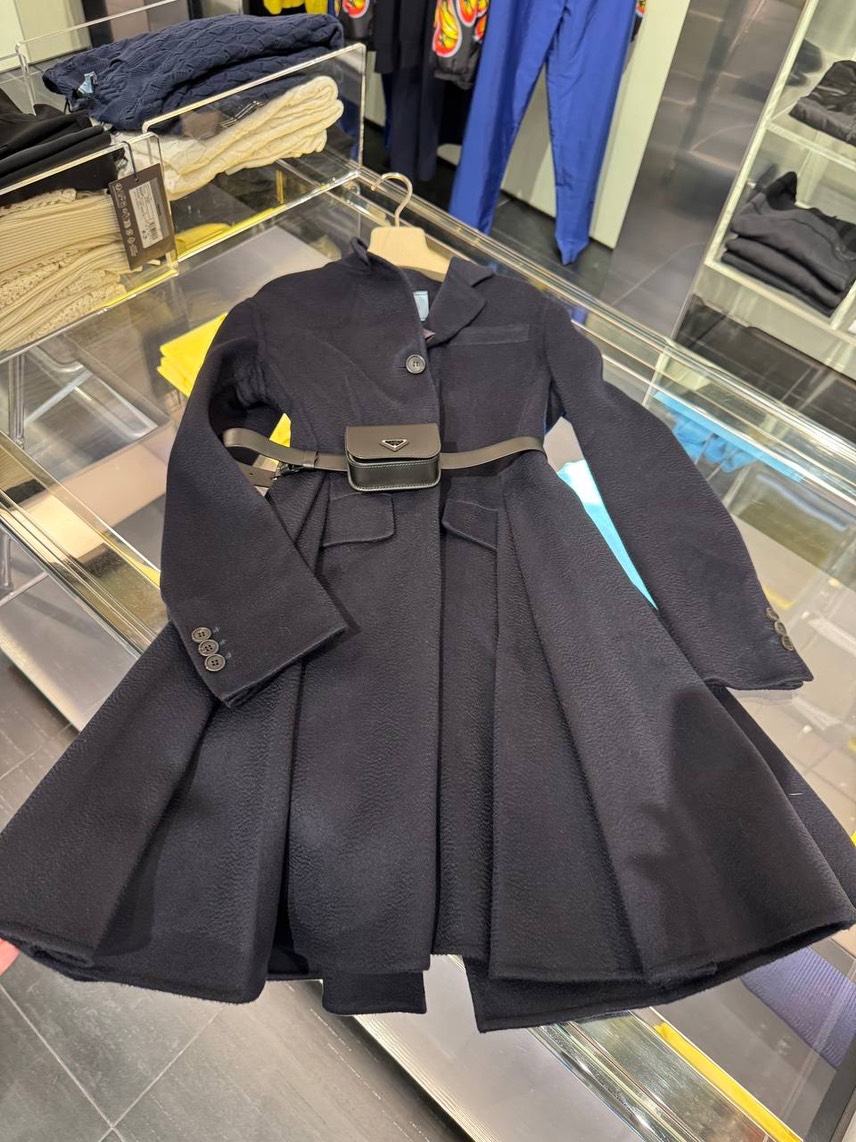 PRADA Coats front view - Women's luxury Clothes