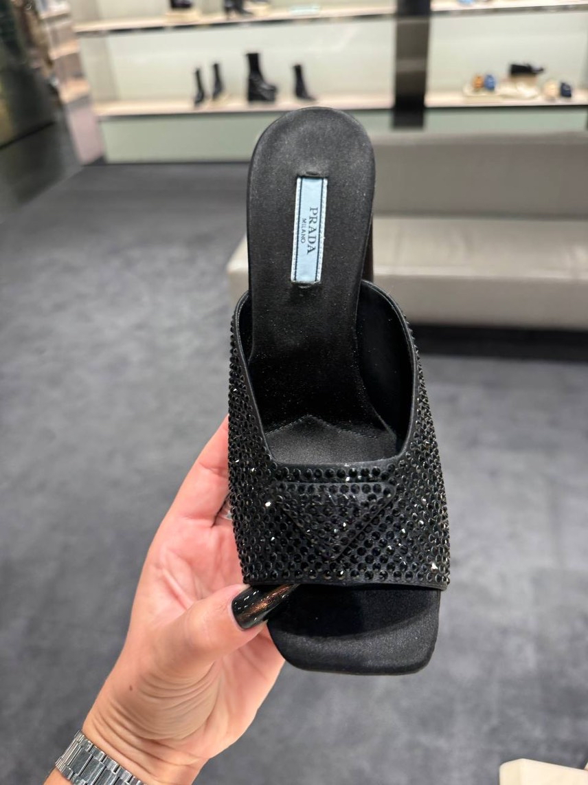 PRADA Sandals side view - Women's luxury Shoes