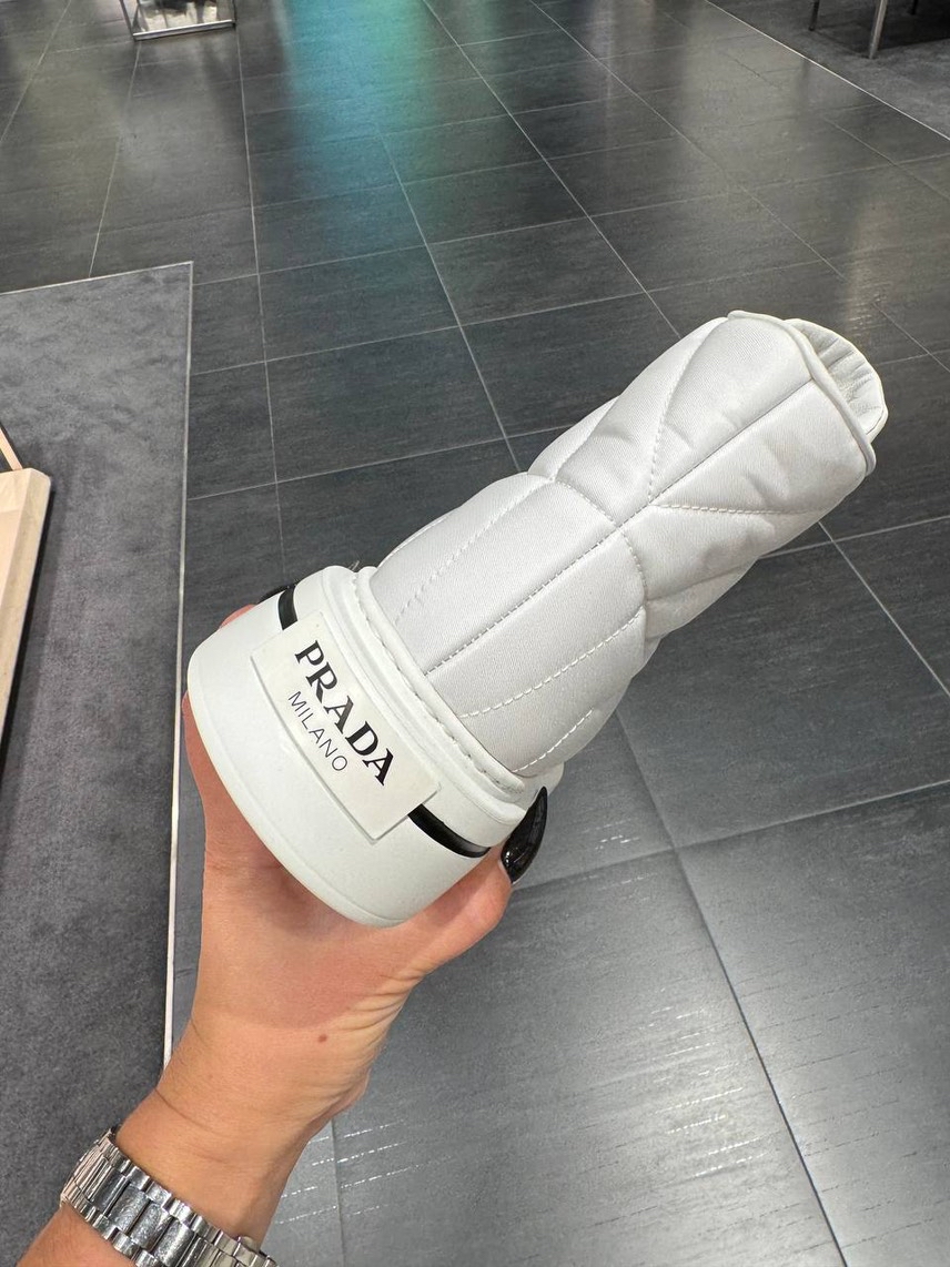 PRADA Sneakers side view - Women's luxury Shoes