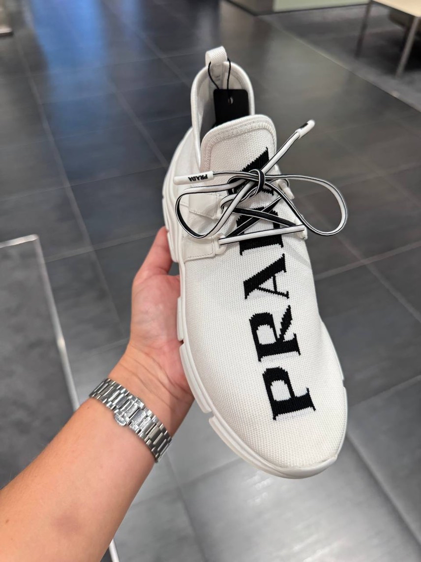 PRADA Sneakers side view - Women's luxury Shoes