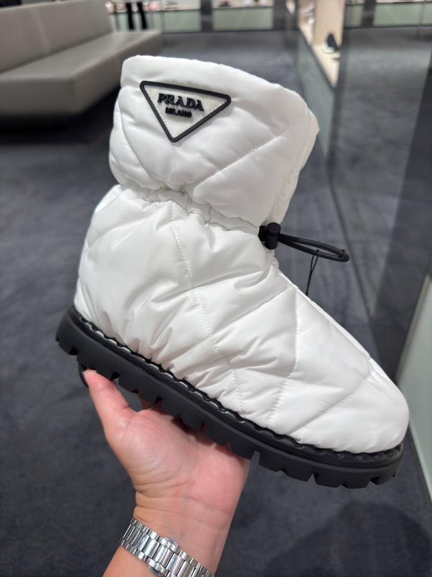PRADA Boots front view - Women's luxury Shoes