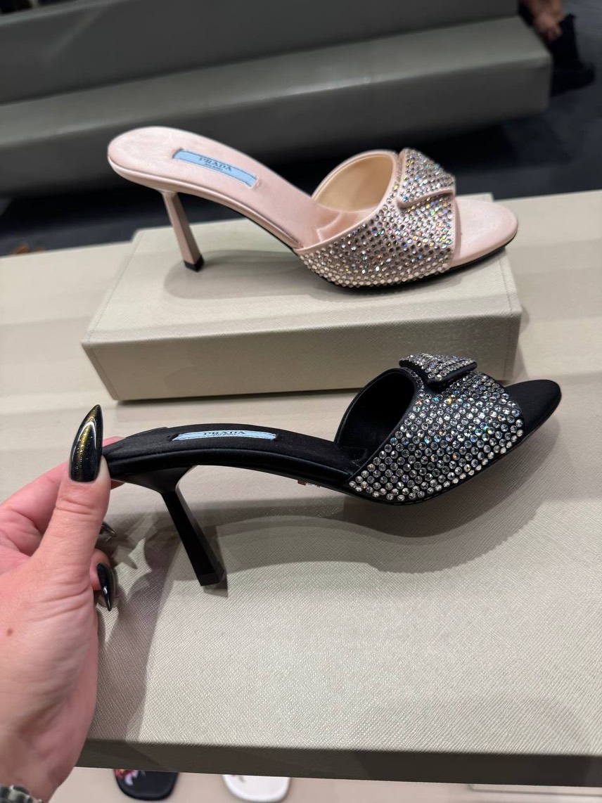 PRADA Sandals front view - Women's luxury Shoes