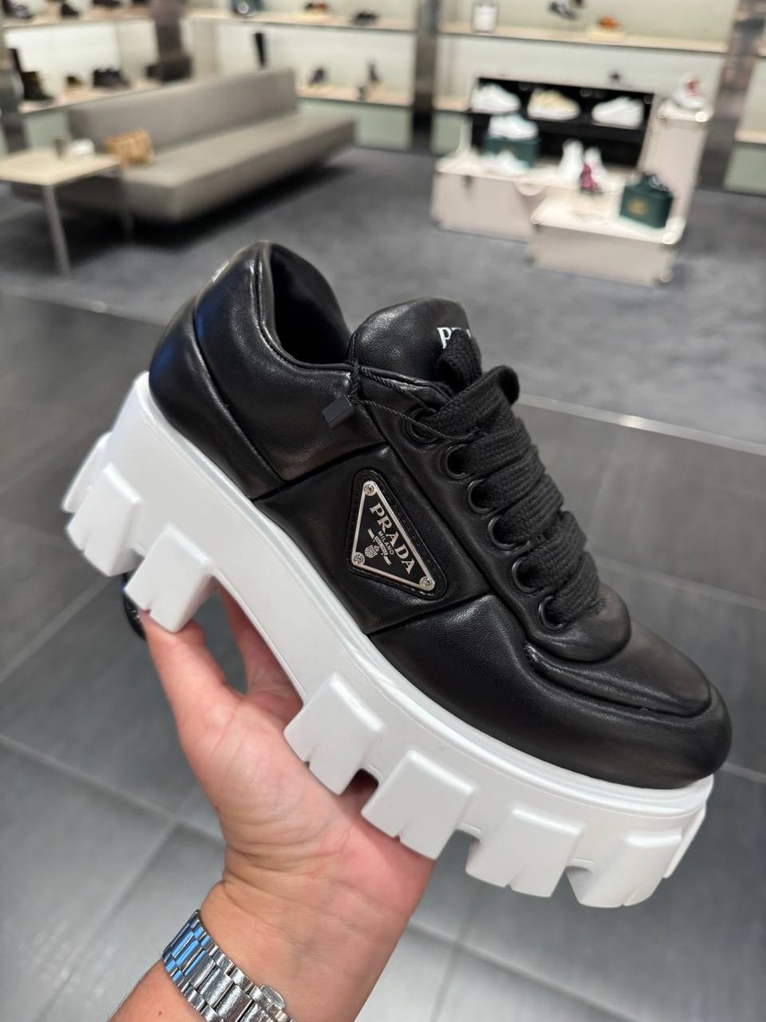 PRADA Boots front view - Women's luxury Shoes