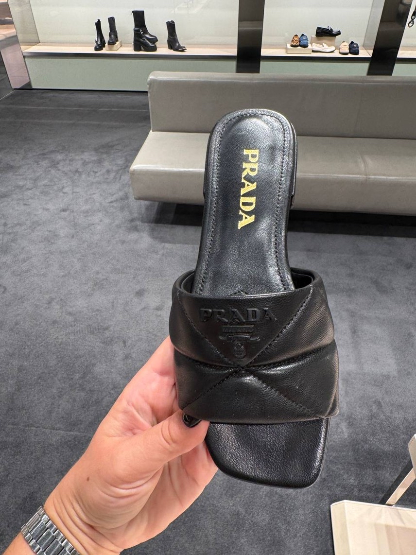 PRADA Slides side view - Women's luxury Shoes