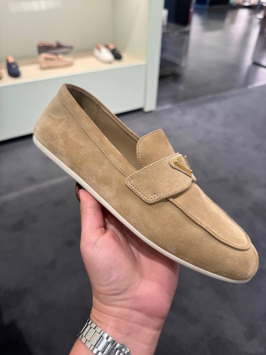 PRADA Moccasins front view - Women's luxury Shoes