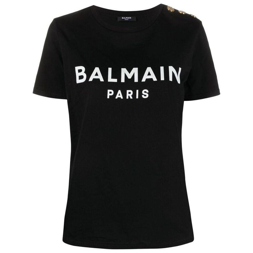 BALMAIN T-shirt and Polo front view - Women's luxury Clothes