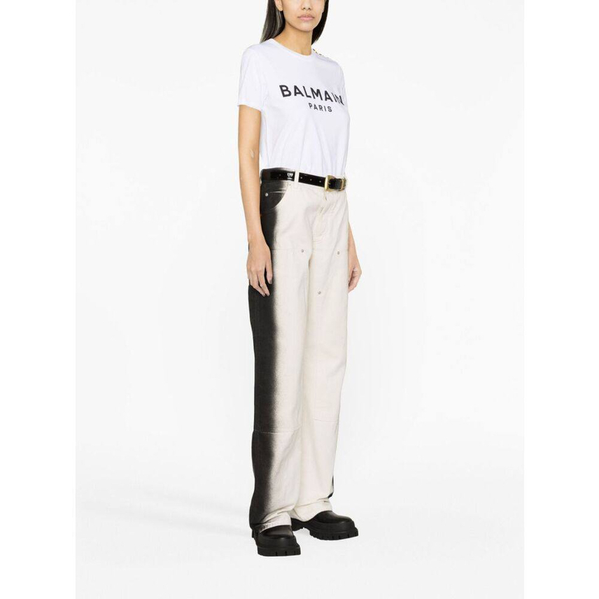 BALMAIN T-shirt and Polo side view - Women's luxury Clothes