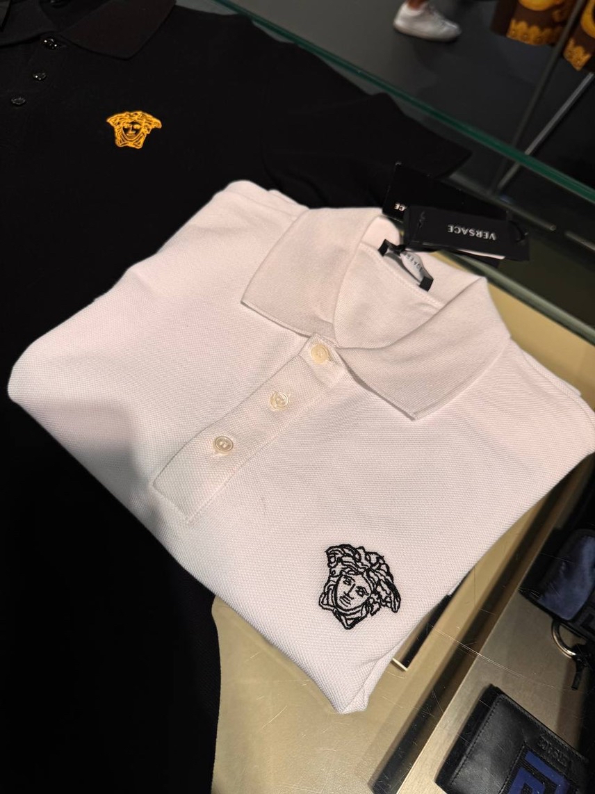 VERSACE T-shirt and Polo side view - Men's luxury Clothes