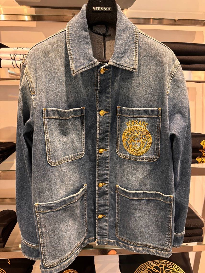 VERSACE Jackets front view - Men's luxury Clothes