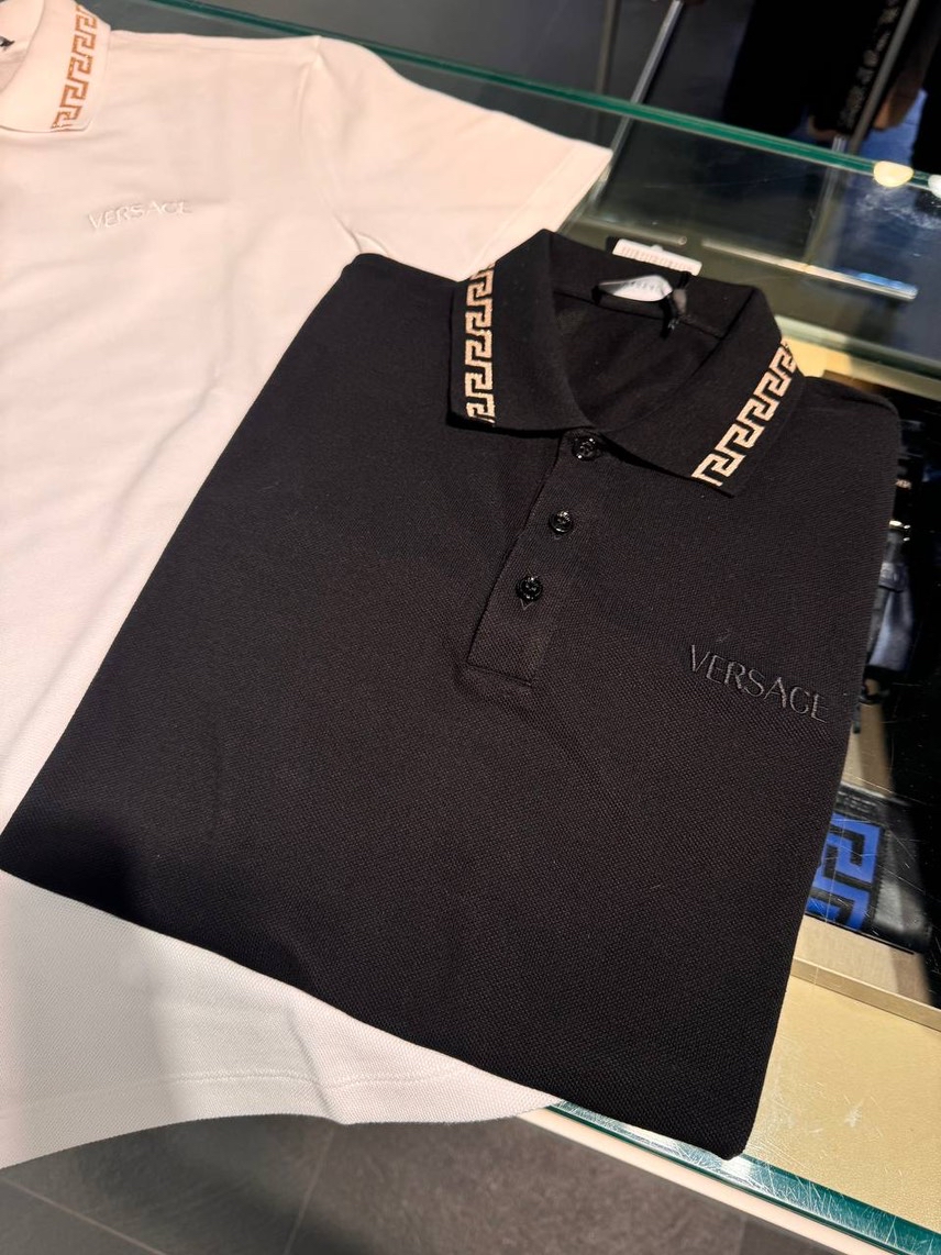 VERSACE T-shirt and Polo side view - Men's luxury Clothes