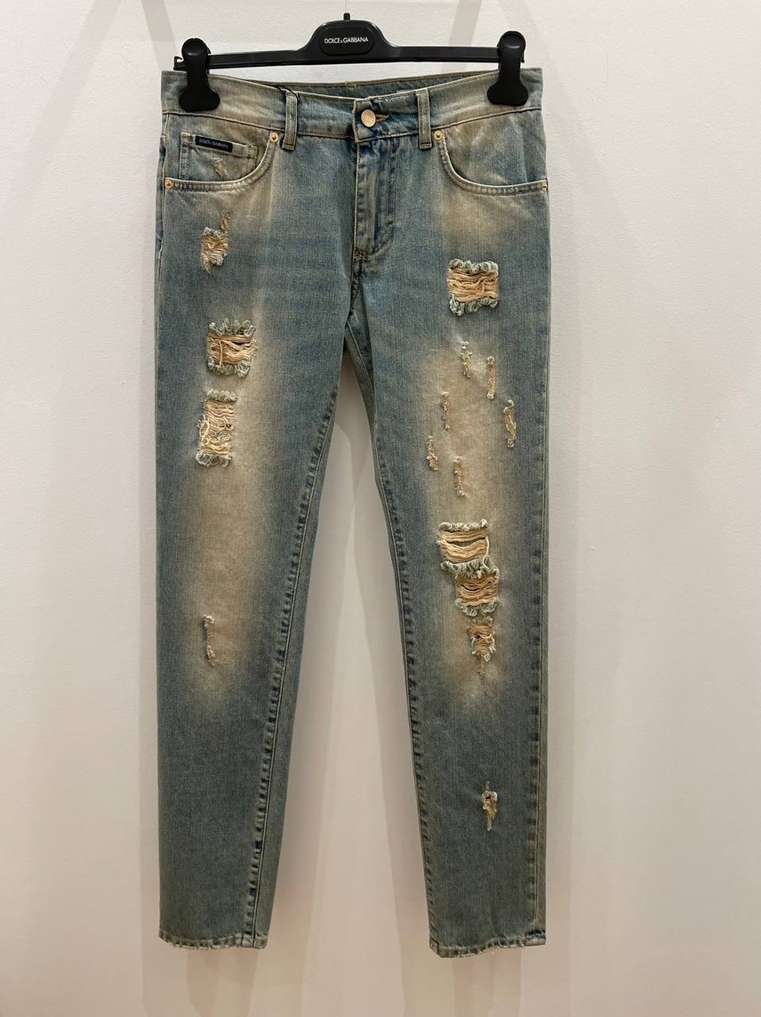 DOLCE & GABBANA Denim front view - Men's luxury Clothes